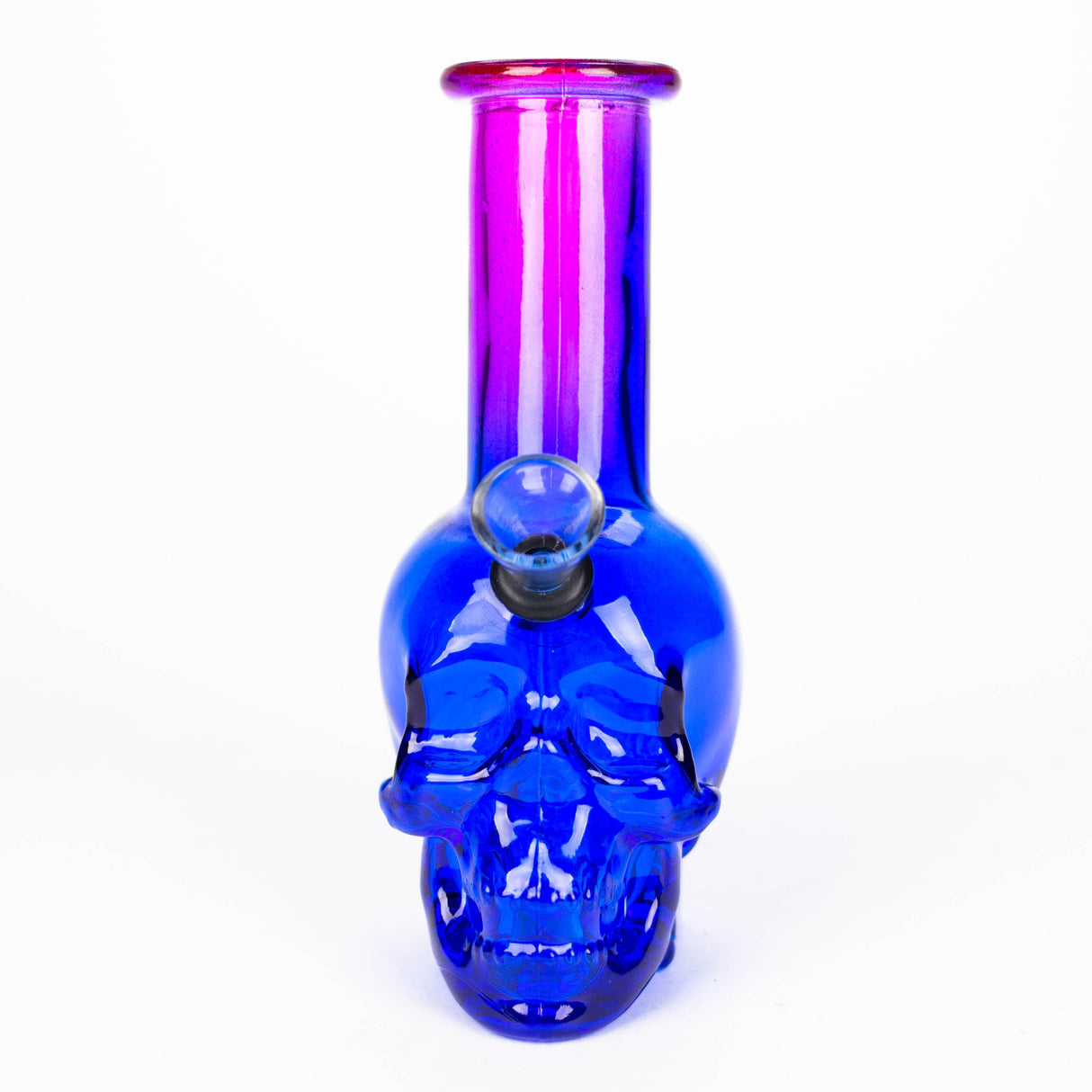 6" Mini Skull Base Glass Bong