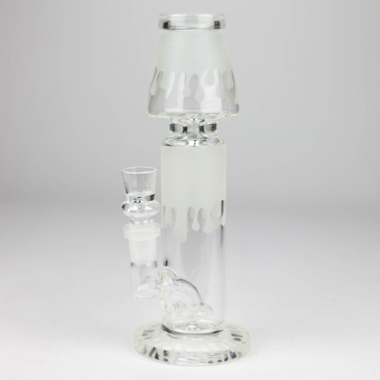 8" Glow-in-the-Dark Lamp Showerhead Glass Bong