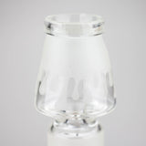 8" Glow-in-the-Dark Lamp Showerhead Glass Bong