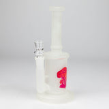 8" Glow-in-the-Dark Mushroom Inline Glass Bong