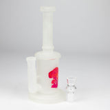 8" Glow-in-the-Dark Mushroom Inline Glass Bong