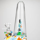 8.5" Patterned Cone Shape Silicone Water Bong