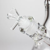 14" Luxury Pattern 9 mm Glass Bong with Ice Catcher