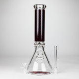 14" Luxury Pattern 9 mm Glass Bong with Ice Catcher