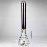 20" Luxury Pattern LV-style 9mm Glass Beaker Bong