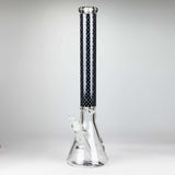 20" Luxury Pattern LV-style 9mm Glass Beaker Bong