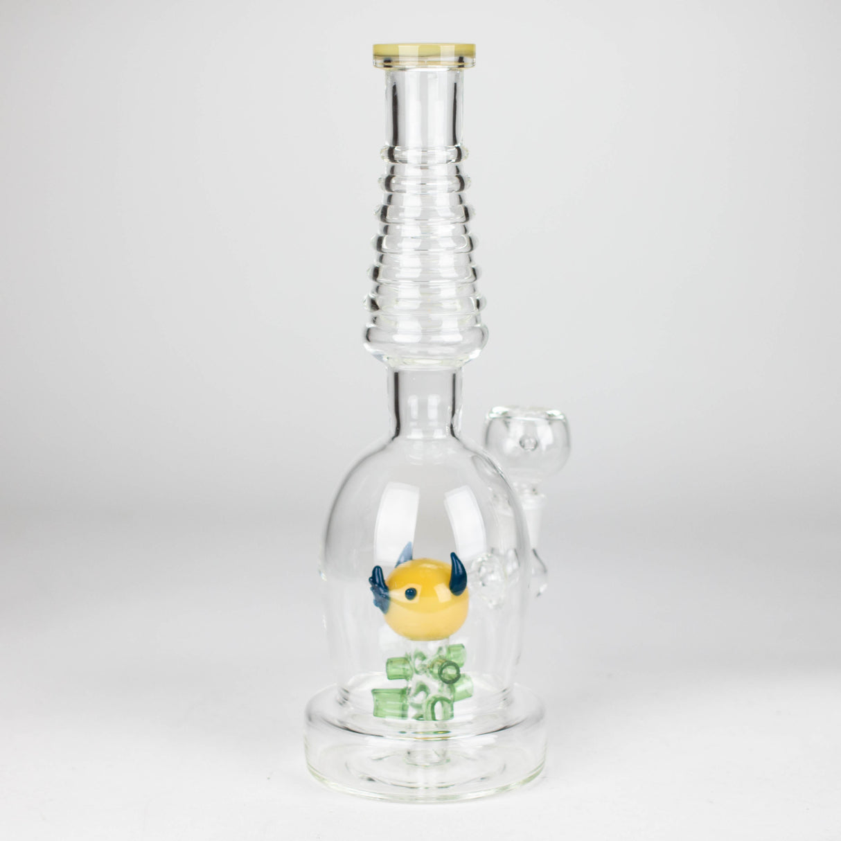 12" Fancy Stemless Glass Water Bong