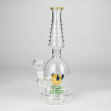 12" Fancy Stemless Glass Water Bong