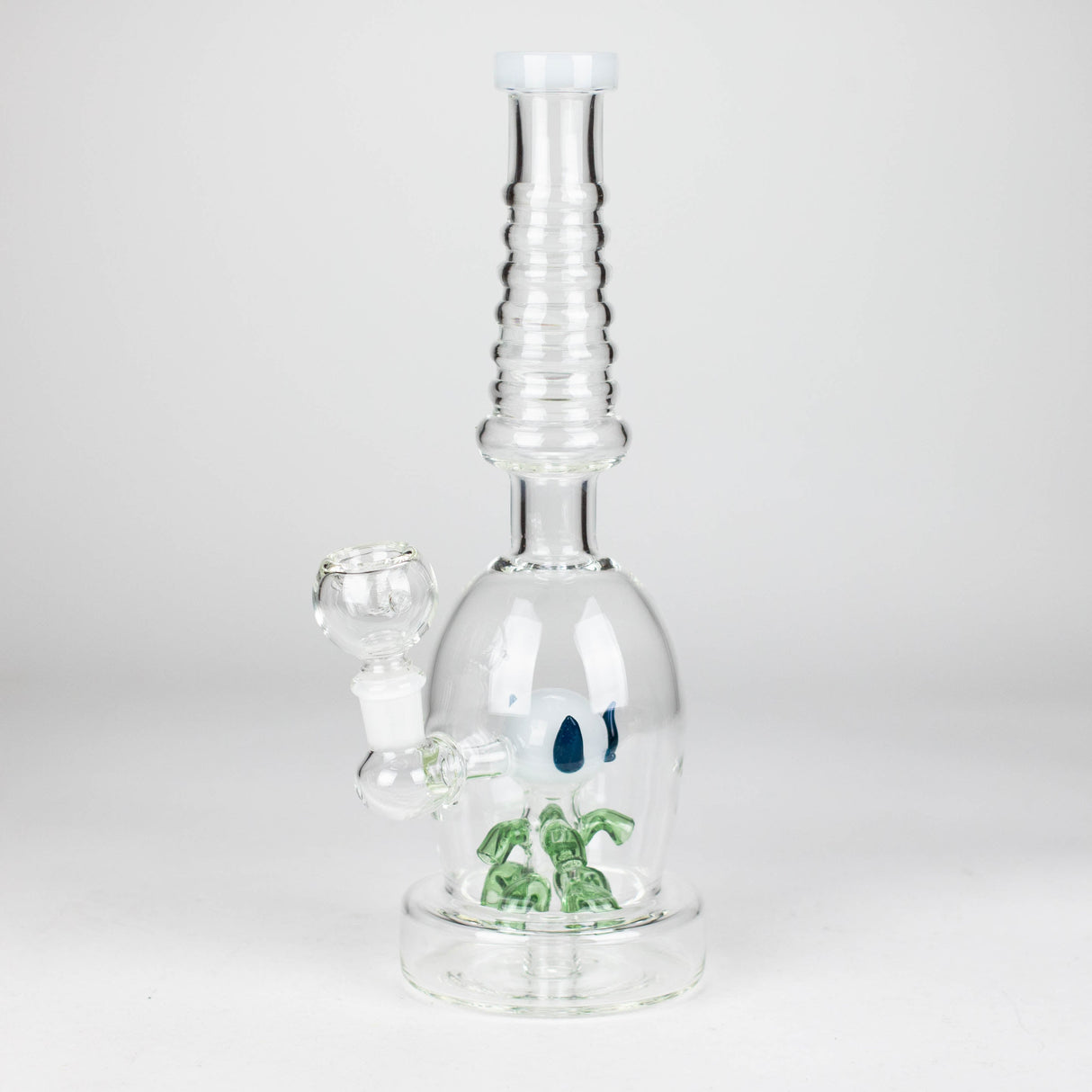 12" Fancy Stemless Glass Water Bong