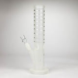 12" GLOW IN DARK STRAIGHT TUBE BONG WITH ICE CATCHER
