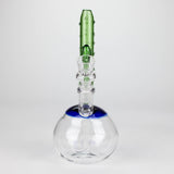 8" Cactus Design Glass Bong