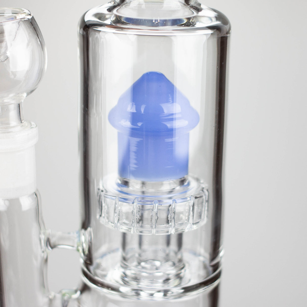 12" Bent Neck Glass Bong with Drum Percolator