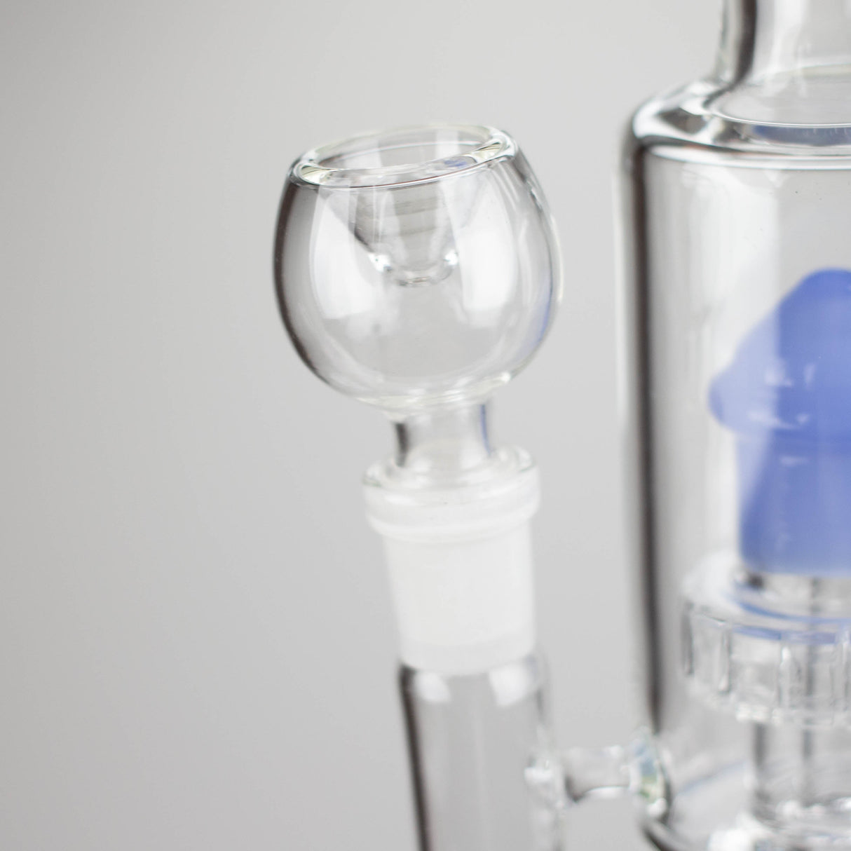 12" Bent Neck Glass Bong with Drum Percolator