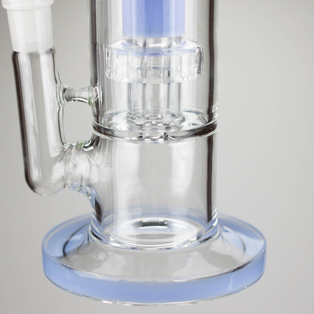 12" Bent Neck Glass Bong with Drum Percolator