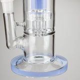 12" Bent Neck Glass Bong with Drum Percolator