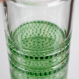 AQUA 21" Green 2-in-1 Honeycomb Diffuser Glass Bong