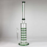 AQUA 21" Green 2-in-1 Honeycomb Diffuser Glass Bong