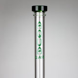 AQUA 21" Green 2-in-1 Honeycomb Diffuser Glass Bong
