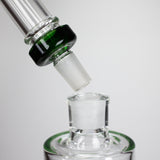 AQUA 21" Green 2-in-1 Honeycomb Diffuser Glass Bong