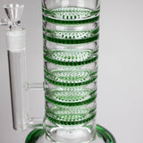 AQUA 21" Green 2-in-1 Honeycomb Diffuser Glass Bong