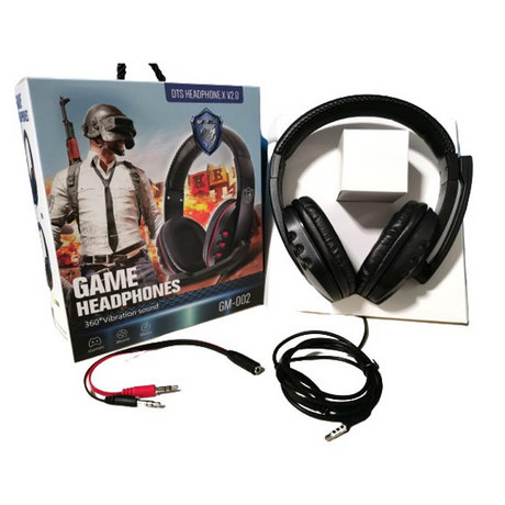 Super Supplys Inc Headphone HEADPHONES PGM-002 HEADSET GAMING WITH MIC HEADPHONES PGM-002 HEADSET GAMING WITH MIC