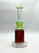 8" Matrix Perc Stemless Glass Bong