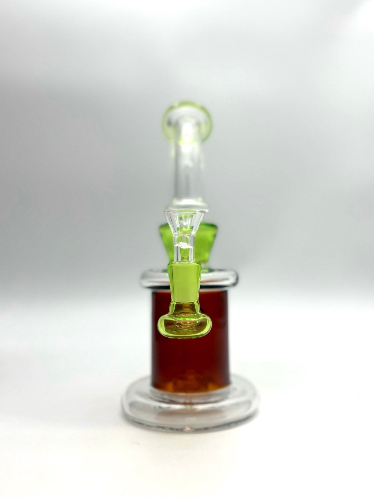 8" Matrix Perc Stemless Glass Bong