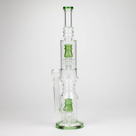 Bongzie Smokes Glass Bong 18" Glass water bong with Percolator and Diffuser 18" Glass water bong with Percolator and Diffuser