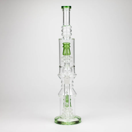 Bongzie Smokes Glass Bong 18" Glass water bong with Percolator and Diffuser 18" Glass water bong with Percolator and Diffuser