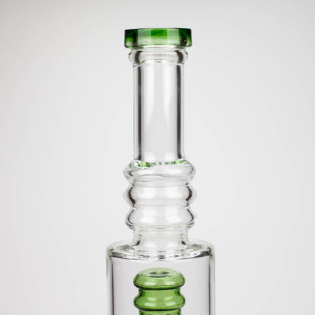 Bongzie Smokes Glass Bong 18" Glass water bong with Percolator and Diffuser 18" Glass water bong with Percolator and Diffuser