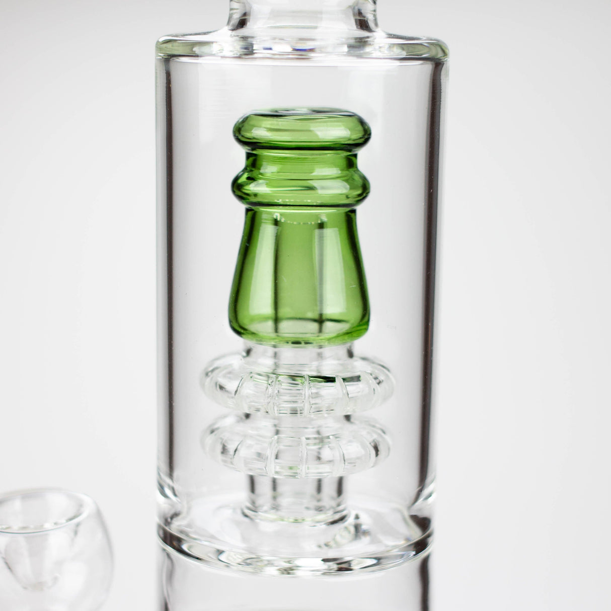 Bongzie Smokes Glass Bong 18" Glass water bong with Percolator and Diffuser 18" Glass water bong with Percolator and Diffuser