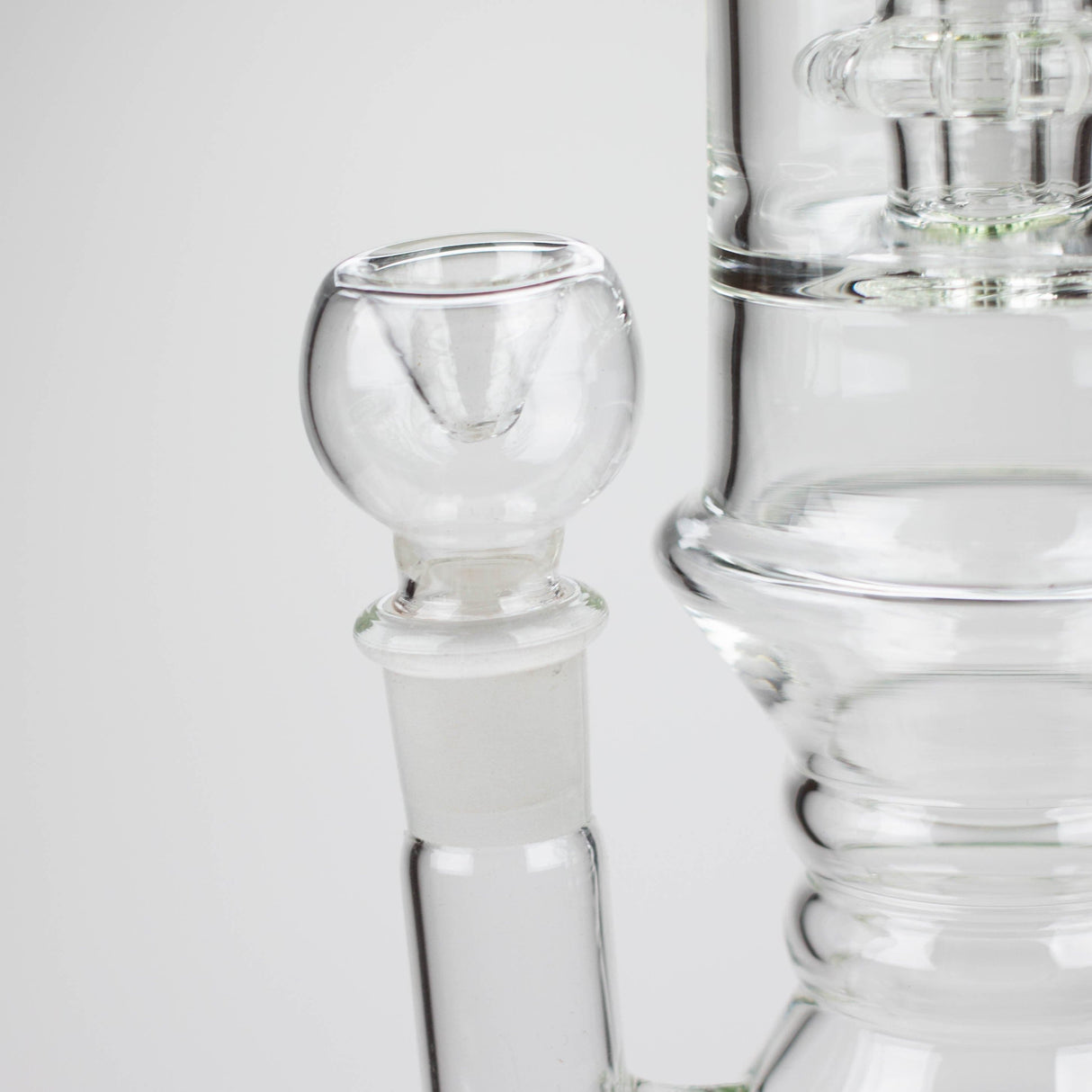 Bongzie Smokes Glass Bong 18" Glass water bong with Percolator and Diffuser 18" Glass water bong with Percolator and Diffuser