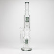 Bongzie Smokes Glass Bong 18" Glass water bong with Percolator and Diffuser 18" Glass water bong with Percolator and Diffuser