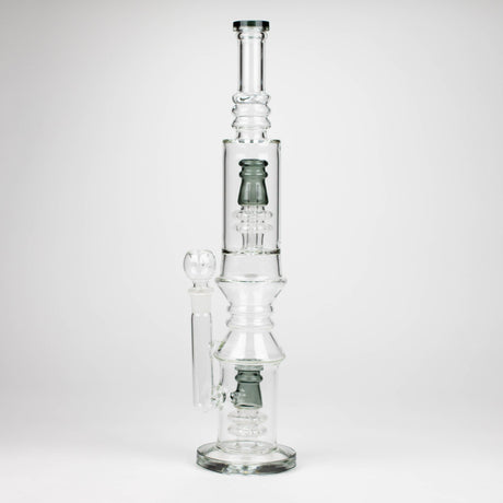 Bongzie Smokes Glass Bong 18" Glass water bong with Percolator and Diffuser 18" Glass water bong with Percolator and Diffuser