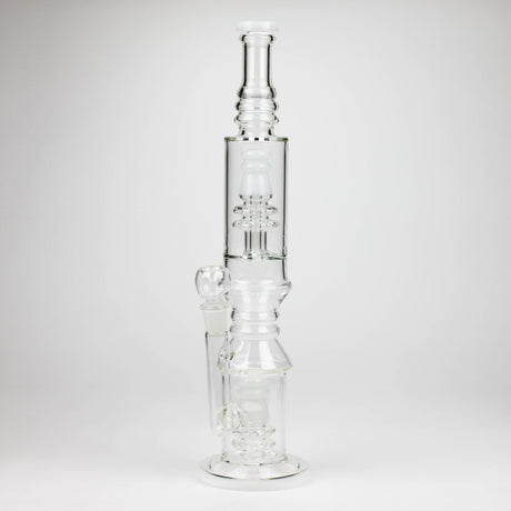 Bongzie Smokes Glass Bong 18" Glass water bong with Percolator and Diffuser 18" Glass water bong with Percolator and Diffuser