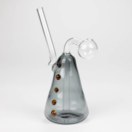 Bongzie Smokes Glass Rig NOOPER Assorted Glass Oil Burner with Extended Mouthpiece SNOOPER Glass Oil Burner with Diffuser Downpipe