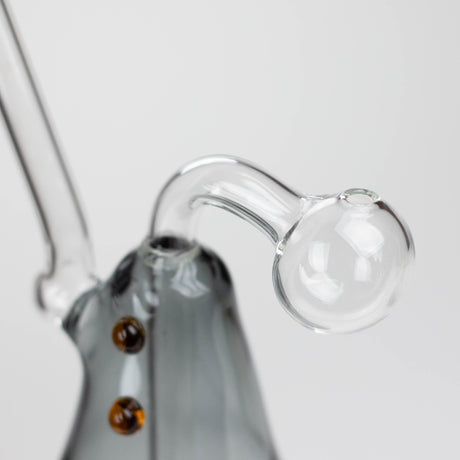Bongzie Smokes Glass Rig NOOPER Assorted Glass Oil Burner with Extended Mouthpiece SNOOPER Glass Oil Burner with Diffuser Downpipe