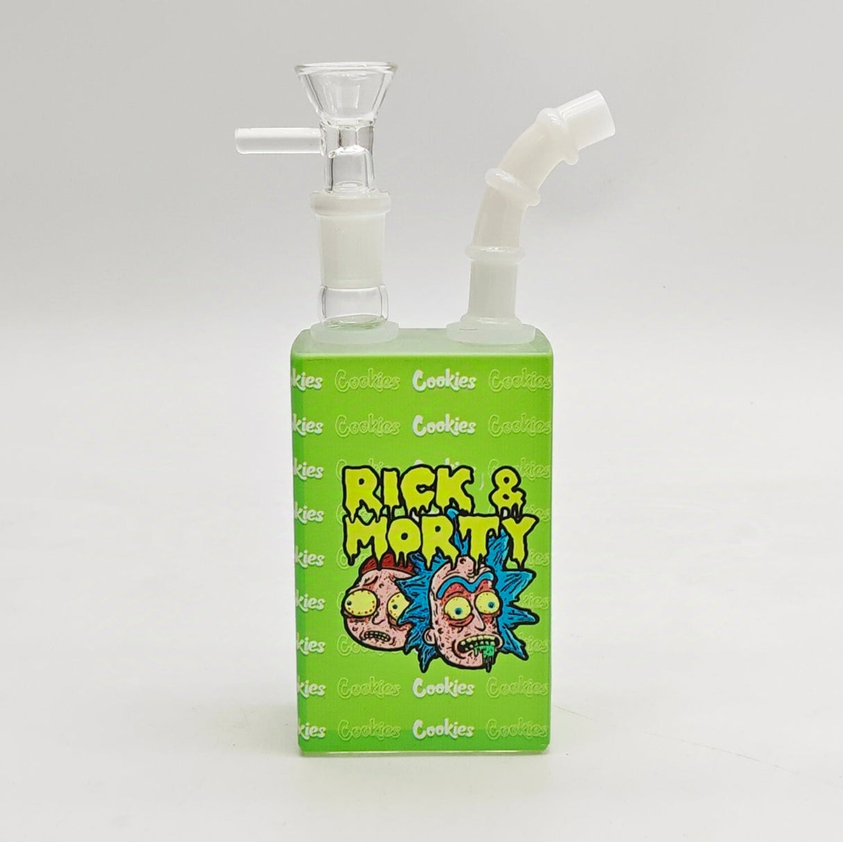 7.5" Straw-Top Juicy Box Glass Bong