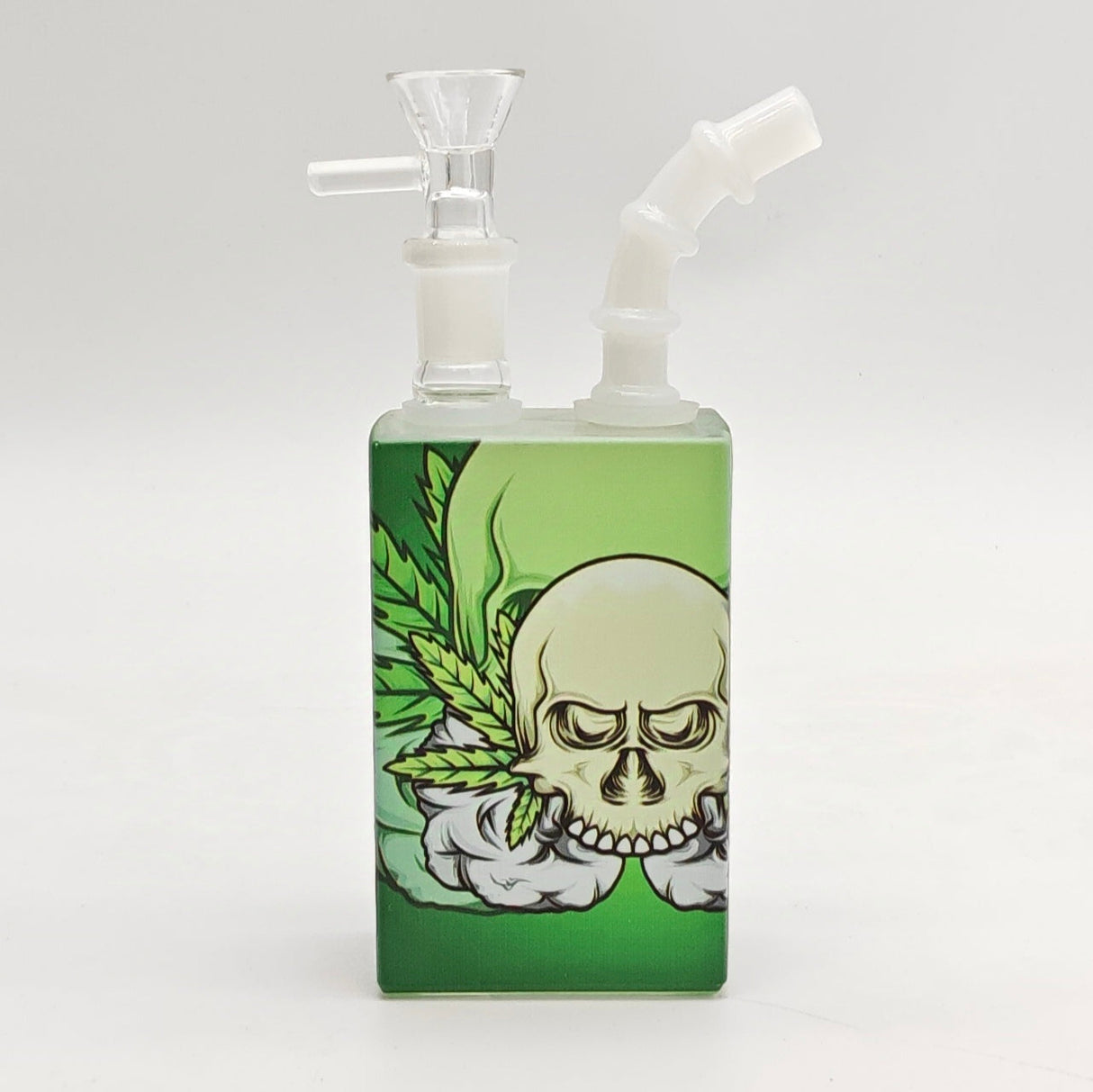 7.5" Straw-Top Juicy Box Glass Bong