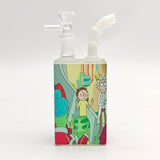 7.5" Straw-Top Juicy Box Glass Bong