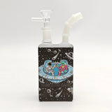 7.5" Straw-Top Juicy Box Glass Bong