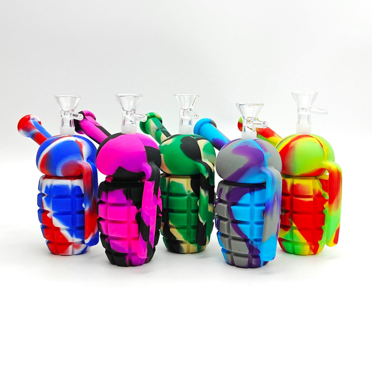 5" Grenade Silicone Bong