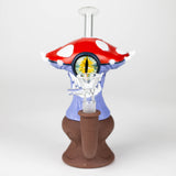 7.2" Mushroom Monster Vinyl Water Pipe