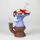 7.2" Mushroom Monster Vinyl Water Pipe