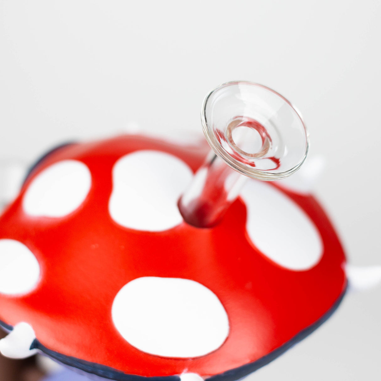 7.2" Mushroom Monster Vinyl Water Pipe