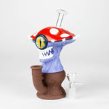 7.2" Mushroom Monster Vinyl Water Pipe