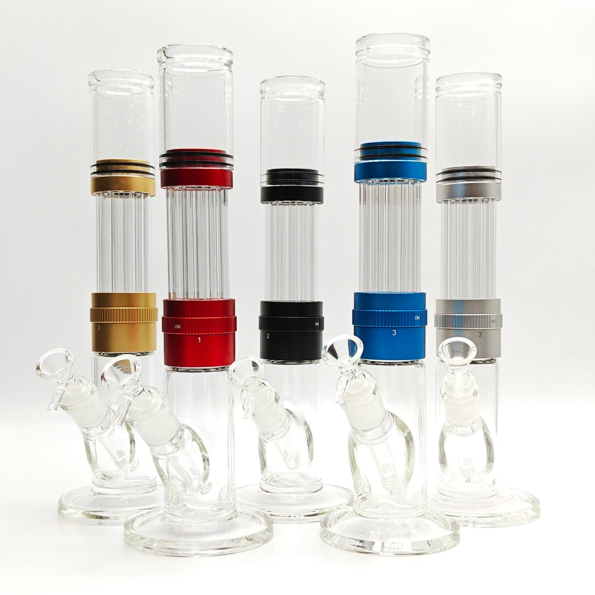 Super Supplys Inc Glass Bong 13.5" Detachable Airflow Straight Shooter 13.5" Detachable Airflow Straight Shooter