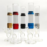 Super Supplys Inc Glass Bong 13.5" Detachable Airflow Straight Shooter 13.5" Detachable Airflow Straight Shooter