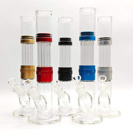 Super Supplys Inc Glass Bong 13.5" Detachable Airflow Straight Shooter 13.5" Detachable Airflow Straight Shooter