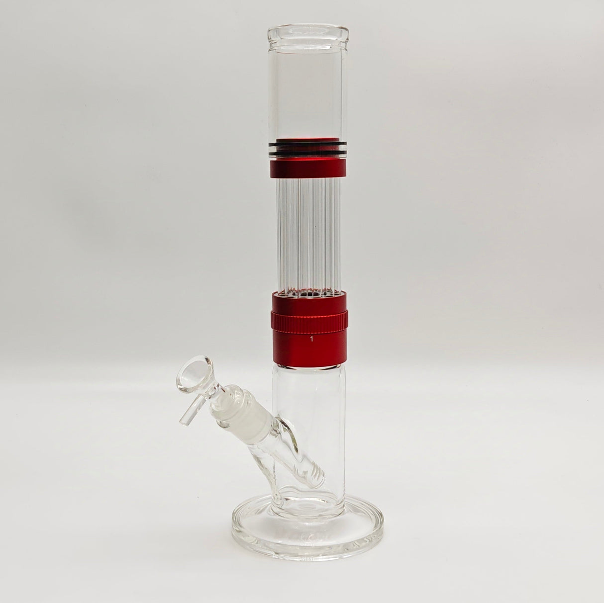13.5" Detachable Airflow Straight Shooter Bong with 12 Tubes